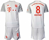 2020-21 Bayern Munich 8 MARTINEZ Away Soccer Jersey,baseball caps,new era cap wholesale,wholesale hats